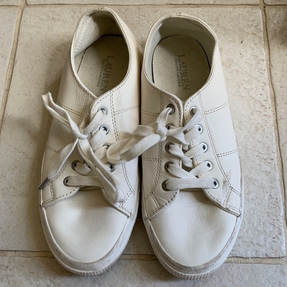 Ralph Lauren off white sneaker - Picture 1 of 6